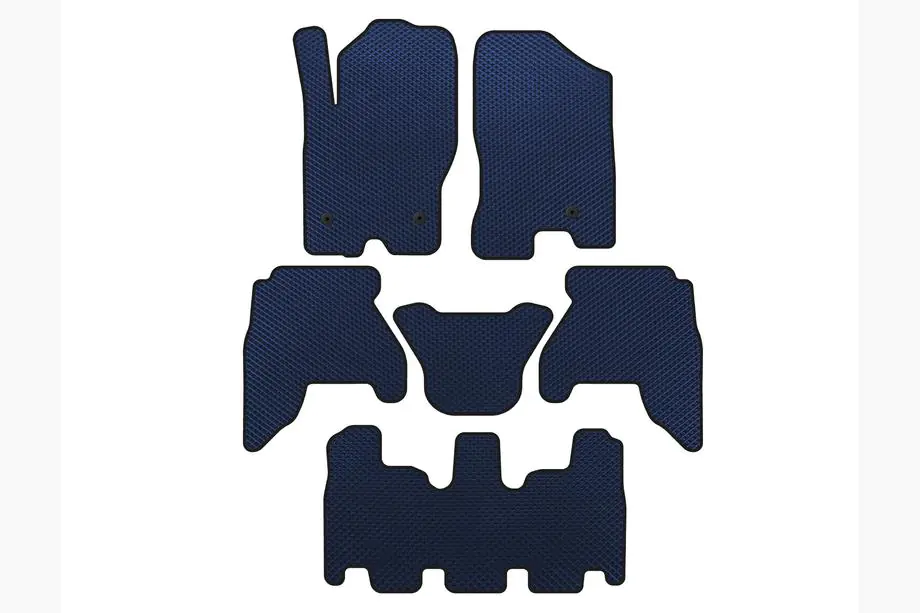 Nissan Pathfinder R51 2005-2014 EVA Fußmatten (3-reihig, Blau, 2010-2014) Image