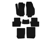 Opel Zafira B 2005–2011 Textil Fußmatten Premium (3 Reihen, Schwarz) Foto 1