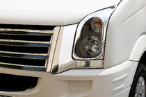 Volkswagen Crafter 2006-2016 Scheinwerferabdeckung (2 Stk., Edelstahl) Foto 3