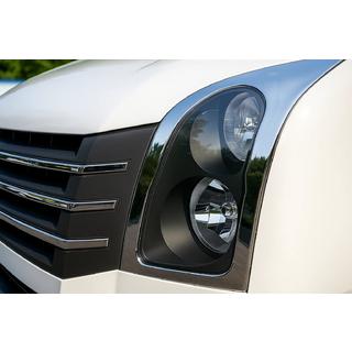 Scheinwerferabdeckung (2 Stk., Edelstahl) Volkswagen Crafter 2006-2016 Foto 4