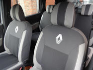 Renault Lodgy 2013-2022 Autositzbezüge (Kunstleder↗Stoff, Premium) Foto 5