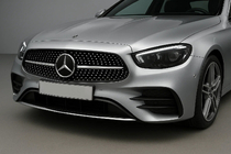 Mercedes E-class coupe C238 2016-2024 Frontgrill Diamond Silber (für AMG-Line 2020-2023) Ohne Kameravorbereitung Foto 3
