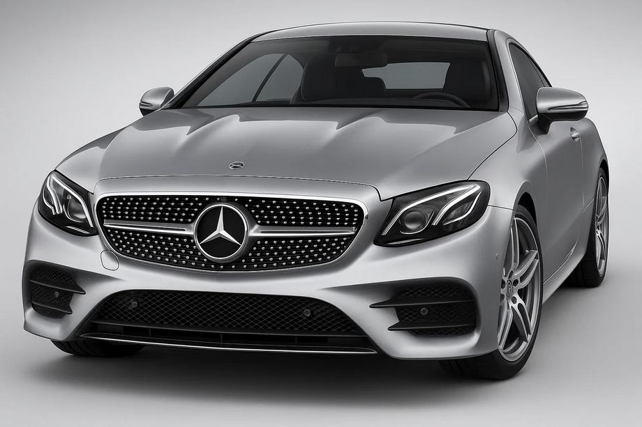 Mercedes E-class coupe C238 2016-2024 Frontgrill Diamond Silber (für Avantgarde/AMG-Line/E43 AMG/E53 AMG 2016-2020) Image