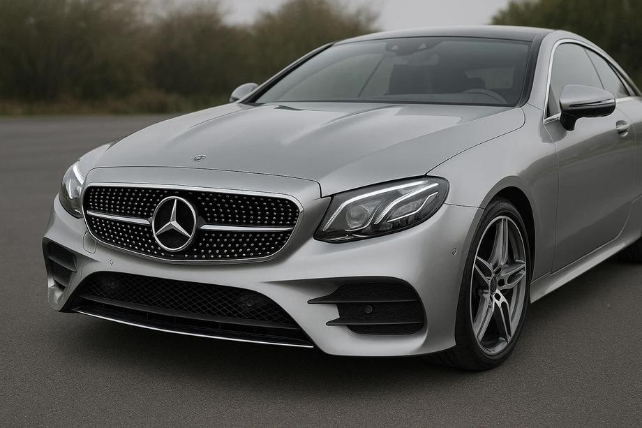 Mercedes E-class coupe C238 2016-2024 Frontgrill Diamond Black (für Avantgarde/AMG-Line/E43 AMG/E53 AMG 2016-2020) Image