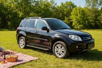 Chery Tiggo 1 2005-2016 Trittbretter Allmond Black (2 Stk., Aluminium) Foto 1
