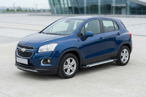 Chevrolet Trax 2012-2023 Trittbretter Allmond Grey (2 Stk., Aluminium) Foto 2