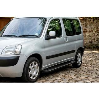Trittbretter Allmond Black (2 Stk., Aluminium) Peugeot Partner 1996-2008 Foto 1