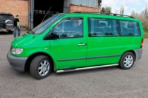 Mercedes Vito W638 1996-2003 Seitliche Rohre (2 Stk., Edelstahl) d60 Foto 3