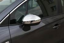 Citroen DS-4 2010-2015 Spiegelabdeckungen (2 Stk, Edelstahl) OmsaLine - Italienischer Edelstahl Foto 1