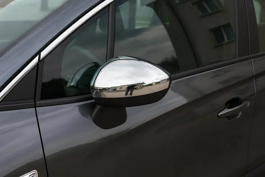 Citroen DS-4 2010-2015 Spiegelabdeckungen (2 Stk, Edelstahl) Image