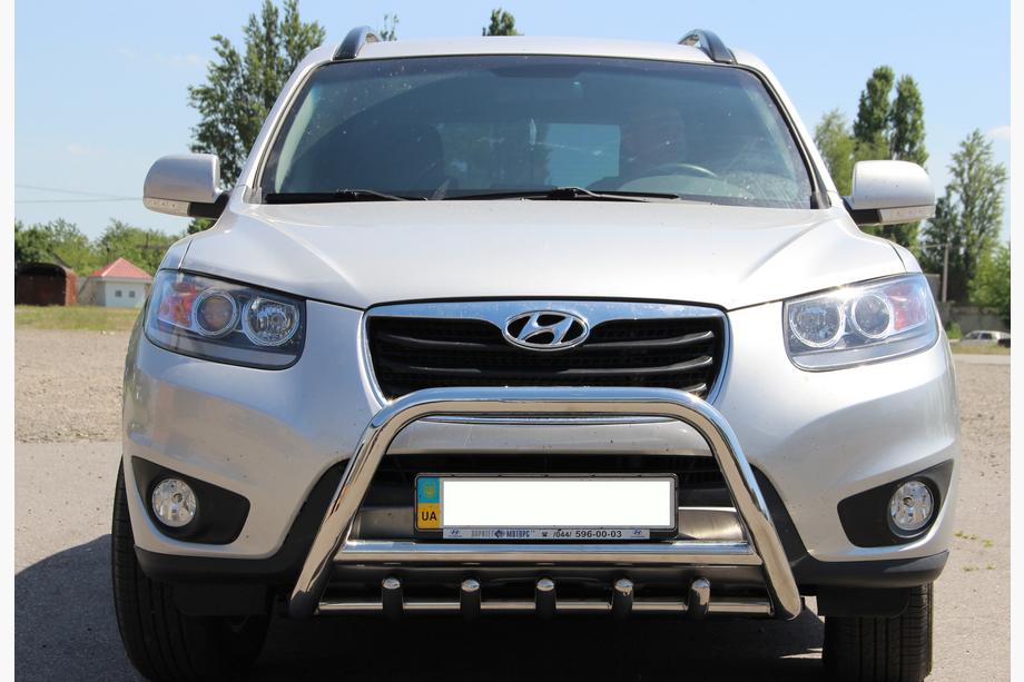 Hyundai Santa Fe 2 2006-2012 Frontbügel WT003 (Edelstahl) Image