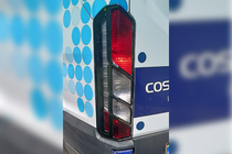 Ford Transit 2014- Chrom Rückleuchten Abdeckungen (2 Stk, Kunststoff) Foto 3