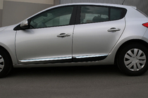 Renault Megane III 2009-2016 Türleisten Edelstahl (HB, 4 Stk) Foto 1