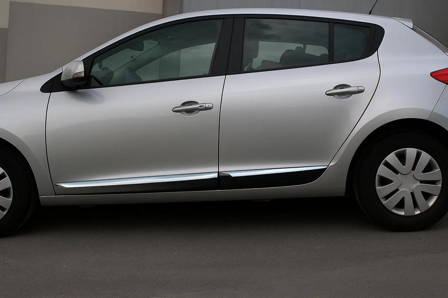 Renault Megane III 2009-2016 Türleisten Edelstahl (HB, 4 Stk) Image