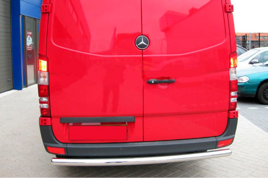 Mercedes Sprinter W906 2006–2018 Heckschutz AK002 (Edelstahl) Image