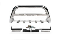 Mercedes Sprinter W906 2006–2018 Frontbügel WT003 (Edelstahl) 60mm, mit Schriftzug Foto 4