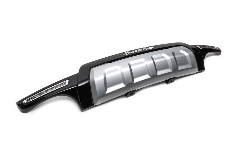 Hyundai Santa Fe 2 2006-2012 Heckschutzleiste R007 (Kunststoff) Image