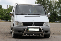 Mercedes Vito W638 1996-2003 Frontbügel WT003/4 (Edelstahl) ohne Schriftzug, 51mm Foto 4