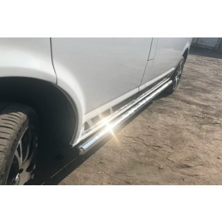 Seitliche Rohre (2 Stk., Edelstahl) Volkswagen T5 Transporter 2003-2010 Foto 4