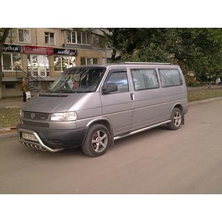 Seitliche Rohre (2 Stk., Edelstahl) Volkswagen T4 Transporter 1990-2003 Foto 2