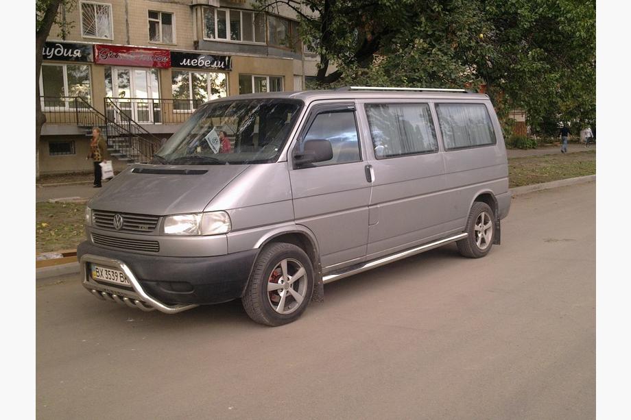 Volkswagen T4 Transporter 1990-2003 Seitliche Rohre (2 Stk., Edelstahl) 60mm, Kurzer Radstand Foto 2