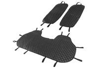 Sitzauflagen für Rücksitze ECO (Set, Schwarz mit schwarzer Naht) Foto 2