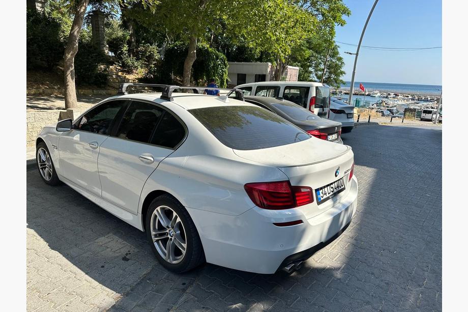 BMW 5 Series F10/F11 2010–2016 Dachträger (Querträger) für Originalbefestigung Ecem V3 (2 Stk) Schwarz, 110 cm Foto 7