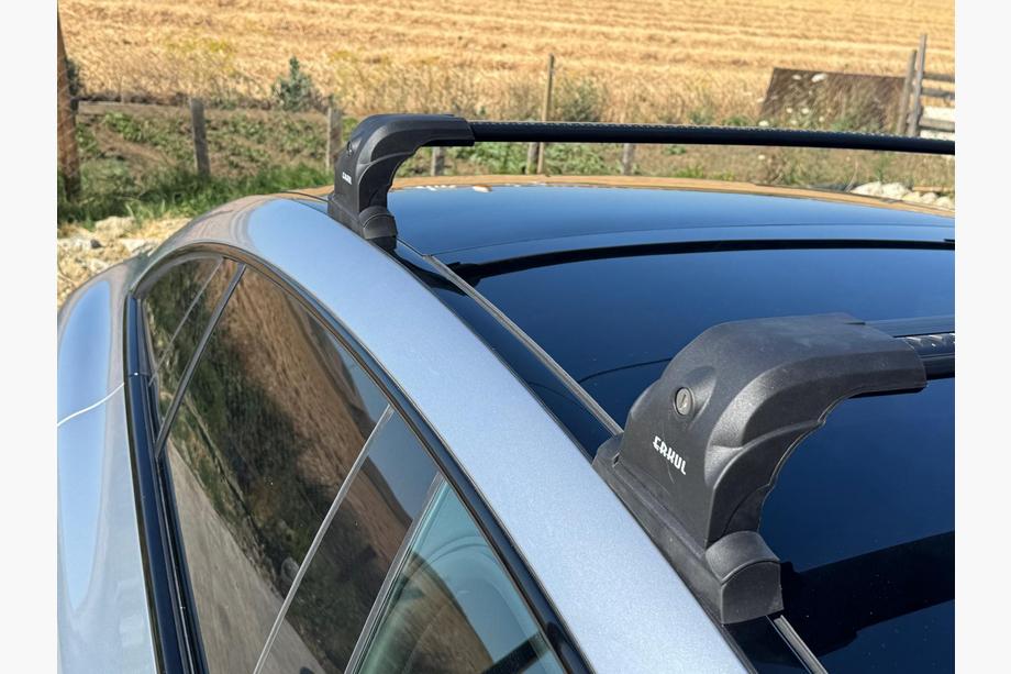 Mercedes-Benz E-Klasse Dachträger (Querträger) für Originalbefestigung Ecem V3 (2 Stk) Schwarz, 145 cm Foto 6