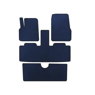 EVA Fußmatten (3 Reihen, 7-Sitzer, Blau)