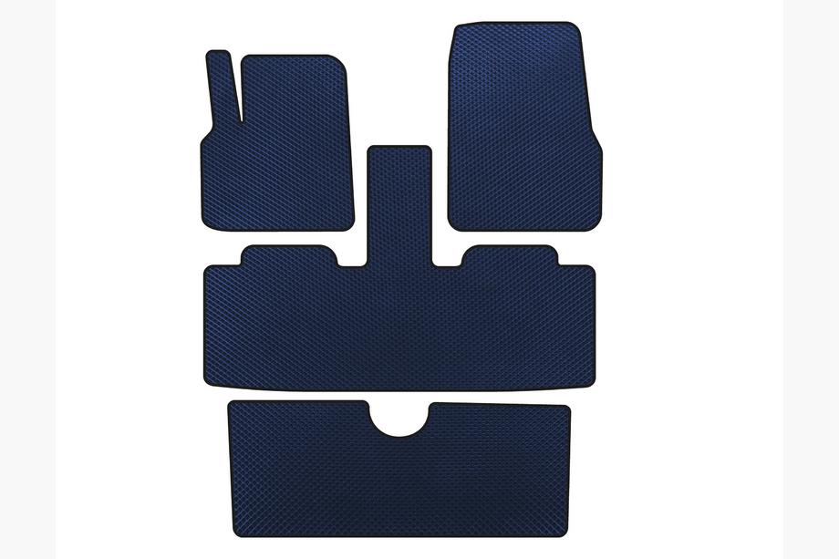 Renault Espace 2002-2014 EVA Fußmatten (3 Reihen, 7-Sitzer, Blau) Image