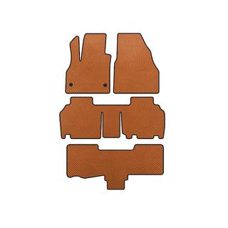 EVA Fußmatten (3 Reihen, 5-türig/7-Sitzer, Orange)