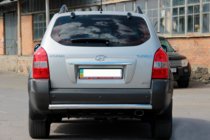 Hyundai Tucson JM 2004- Heckbügel AK002 (Edelstahl) Foto 1