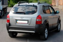 Hyundai Tucson JM 2004- Heckbügel AK002 (Edelstahl) Foto 2