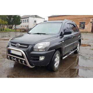 Frontbügel WT003 (Edelstahl) Kia Sportage 2004-2010 Foto 1