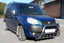 Fiat Doblo I 2001-2005 Frontbügel WT003 (Edelstahl) 60 mm, ohne Schriftzug Foto 1