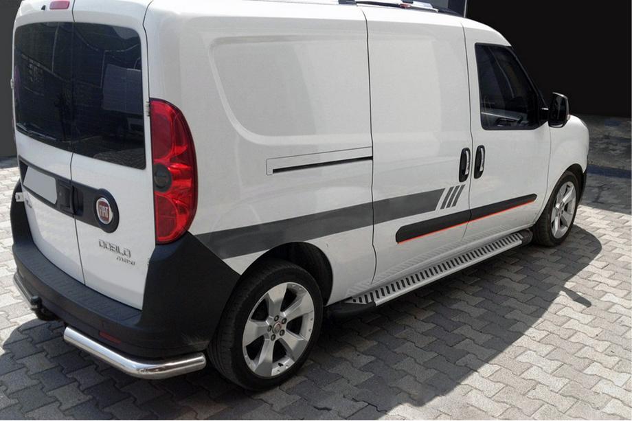 Fiat Doblo II 2010-2022 Seitenschweller Line (2 Stk., Aluminium) Standardbasis Image
