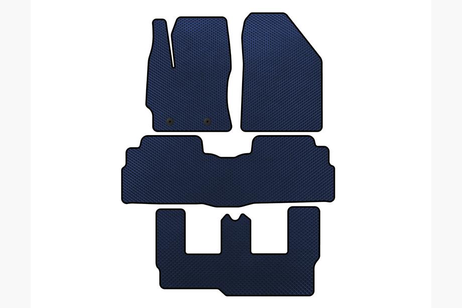 Toyota Verso 2009–2018 EVA Fußmatten (3 Reihen, 7-Sitzer, Blau) Image