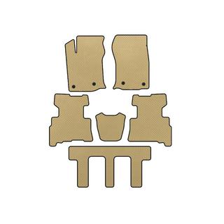 EVA Fußmatten (3 Reihen, 2014-2024, 7-Sitzer, Beige)