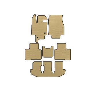 EVA Fußmatten (3 Reihen, 7-Sitzer, Beige)