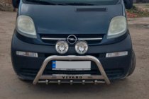Opel Vivaro 2001–2015 Frontbügel WT003-4 (Edelstahl) Mit Schriftzug Foto 9