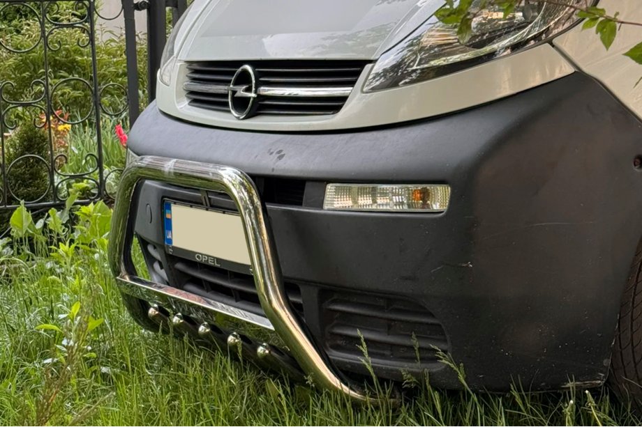 Opel Vivaro 2001–2015 Frontbügel WT003-4 (Edelstahl) Foto 4