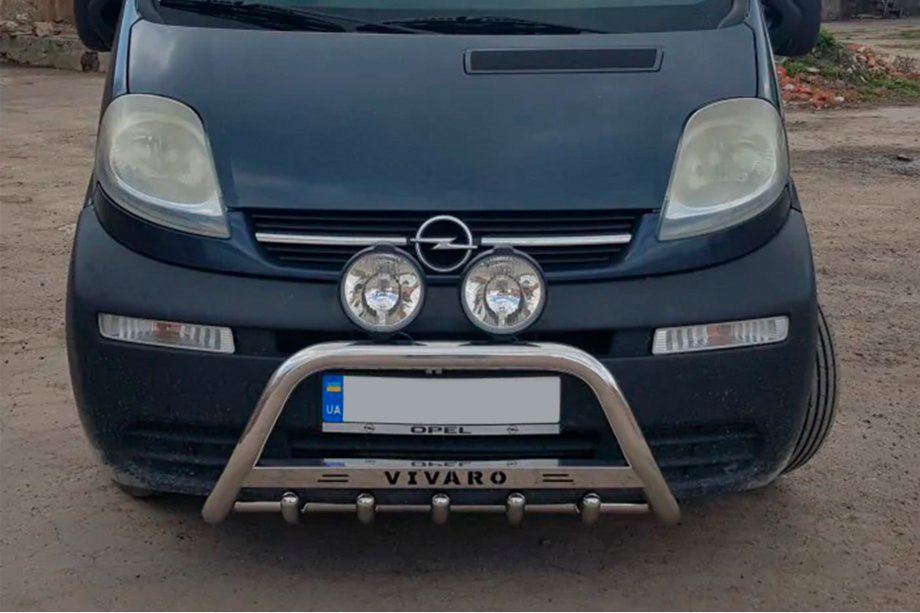Opel Vivaro 2001–2015 Frontbügel WT003-4 (Edelstahl) Foto 9