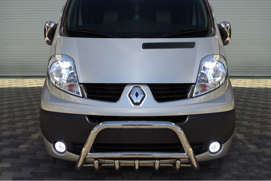 Opel Vivaro 2001–2015 Frontbügel WT003-4 (Edelstahl) Foto 3