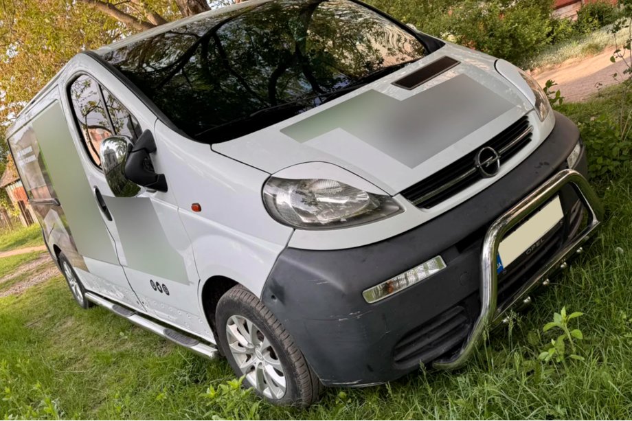 Opel Vivaro 2001–2015 Frontbügel WT003-4 (Edelstahl) Foto 5