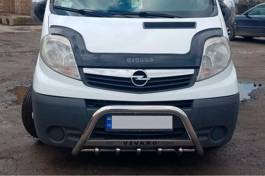 Opel Vivaro 2001–2015 Frontbügel WT003-4 (Edelstahl) Foto 2