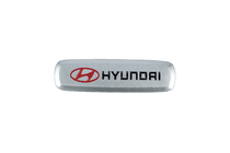 Hyundai Aluminium Emblem für Fußmatten (1 Stk) Foto 1