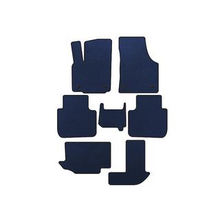 EVA Fußmatten (3 Reihen, 7-Sitzer, Blau)