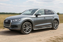 Audi Q5 2017-2025 Seitliche Rohre (2 Stk., Edelstahl) Foto 1