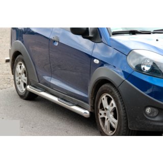 Seitliche Rohre (2 Stk., Edelstahl) Chery Beat 2009-2015 Foto 1