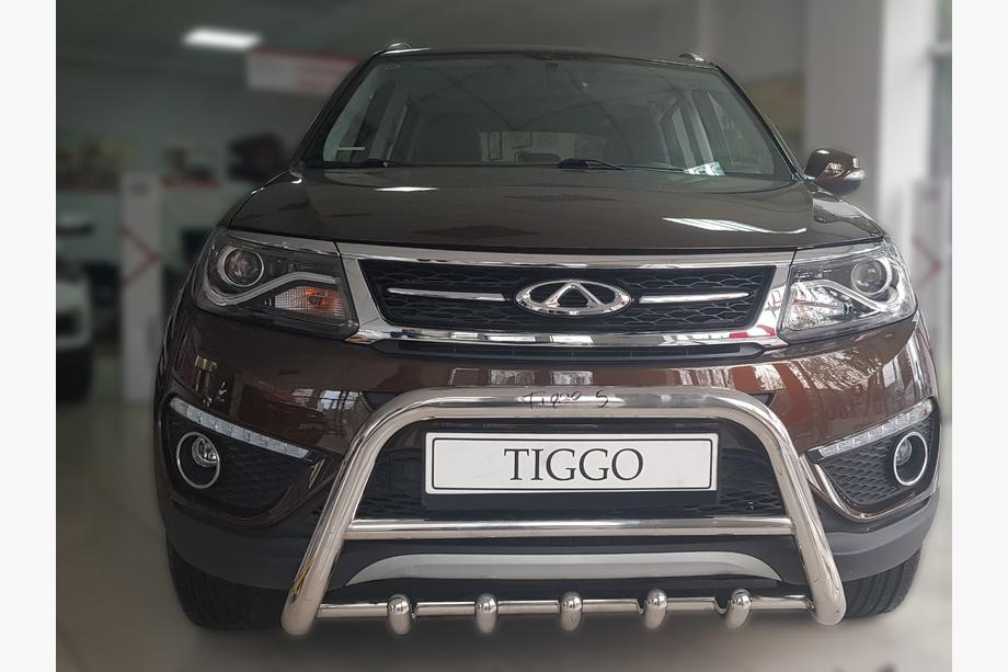 Chery Tiggo 5 2013- Frontbügel WT003 (Edelstahl) Image